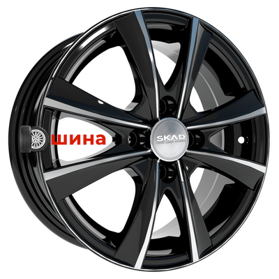 Скад Мальта 5,5x14/4x100 ET38 D67,1 Алмаз (АРС 014 black)