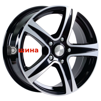 Скад Sakura 8x18/5x120 ET35 D72,6 Black Glossy Polished