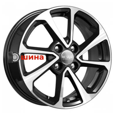 K&K КС861 6x15/4x100 ET48 D54,1 Алмаз черный