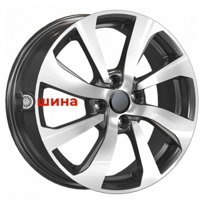 K&K КС893 6x16/4x100 ET37 D60,1 Алмаз черный