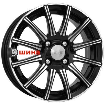 K&K Сиеста (КС475) 5,5x14/4x98 ET35 D58,5 Алмаз черный