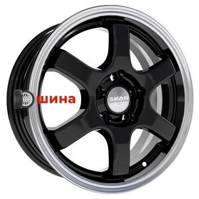 Скад Киото 6x15/4x98 ET38 D58,6 Антрацит-алмаз (АРС 014 black)