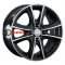 LS 231 7x17/4x100 ET40 D60,1 BKF (Колпак+лого)