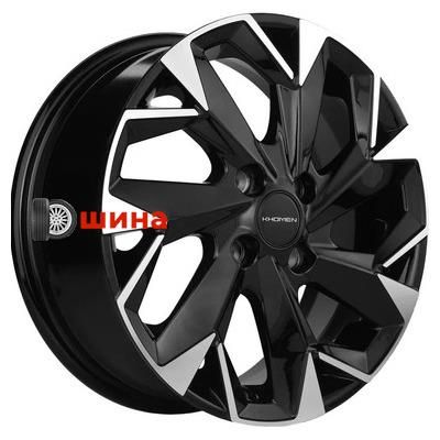 Khomen Wheels KHW1402 (Accent/Getz/i20) 5,5x14/4x100 ET38 D67,1 Black-FP