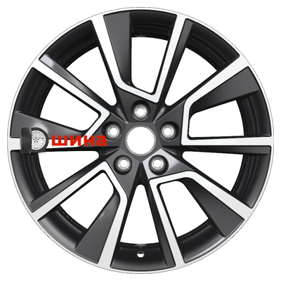 Khomen Wheels KHW1802 (Sportage) 7x18/5x114,3 ET48,5 D67,1 Black-FP