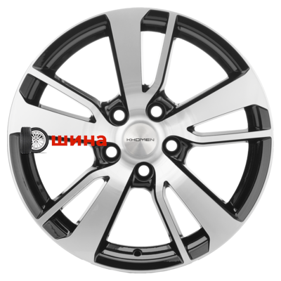 Khomen Wheels KHW1704 (RAV4) 7x17/5x114,3 ET39 D60,1 Black-FP