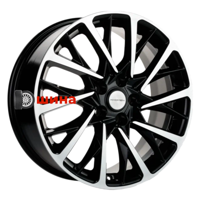 Khomen Wheels KHW1804 (Tugela/Jaguar F-Pace) 7,5x18/5x108 ET46 D63,4 Black-FP