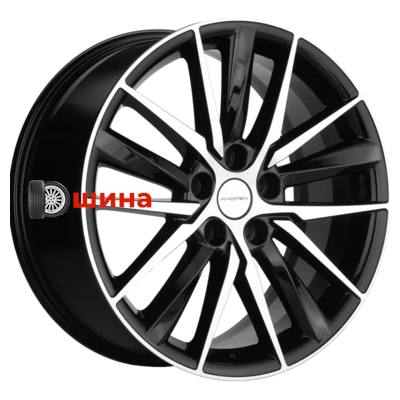 Khomen Wheels KHW1807 (Tugella/Jaguar XF/F-Pace) 8x18/5x108 ET46 D63,4 Black-FP