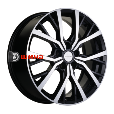 Khomen Wheels KHW1806 (Karoq) 7x18/5x112 ET45 D57,1 Black-FP