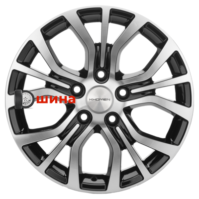 Khomen Wheels KHW1608 (Optima) 6,5x16/5x114,3 ET41 D67,1 Black-FP