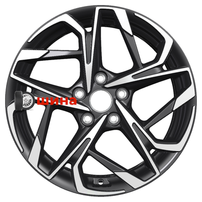 Khomen Wheels KHW1716 (Camry) 7x17/5x114,3 ET45 D60,1 Black-FP