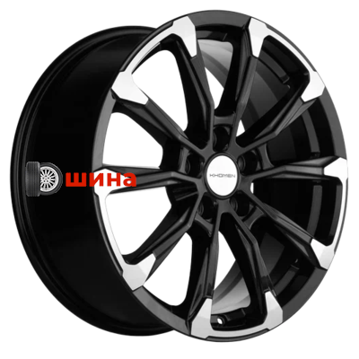 Khomen Wheels KHW1805 (LC Prado) 7,5x18/6x139,7 ET25 D106,1 Black-FP