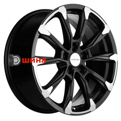 Khomen Wheels KHW1808 (K5/Santafe) 7,5x18/5x114,3 ET50 D67,1 Black-FP