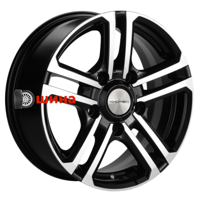 Khomen Wheels KHW1602 (Niva 4x4 Bronto) 6,5x16/5x139,7 ET35 D98,5 Black-FP