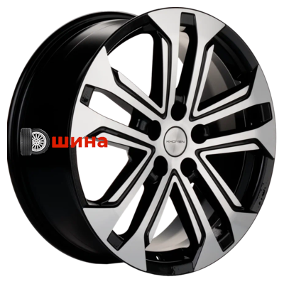 Khomen Wheels KHW1803 (Coolray) 7x18/5x114,3 ET50 D54,1 Black-FP