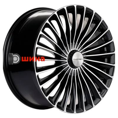 Khomen Wheels KHW2008 (Mercedes Front) 8,5x20/5x112 ET38 D66,6 Black-FP