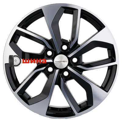 Khomen Wheels KHW1703 (Camry) 7x17/5x114,3 ET45 D60,1 Black-FP