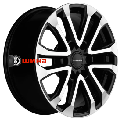 Khomen Wheels KHW1805 (Fortuner/Hilux) 7,5x18/6x139,7 ET30 D106,1 Black-FP