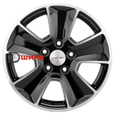 Khomen Wheels KHW1601 (Ceed) 6,5x16/5x114,3 ET50 D67,1 Black-FP