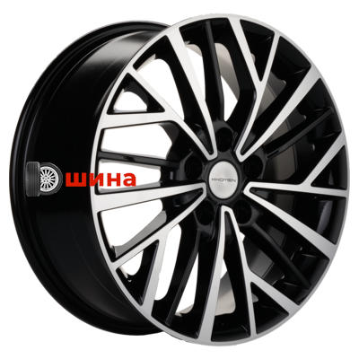 Khomen Wheels KHW1717 (Passat) 7x17/5x112 ET43 D57,1 Black-FP