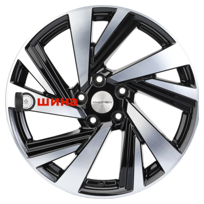 Khomen Wheels KHW1801 (NX) 7,5x18/5x114,3 ET39 D60,1 Black-FP