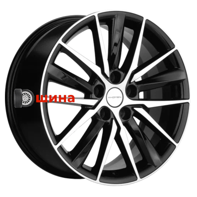 Khomen Wheels KHW1807 (A6/Q5) 8x18/5x112 ET39 D66,6 Black-FP