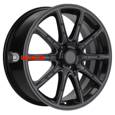 Khomen Wheels KHW1707 (Lada Vesta) 6,5x17/4x100 ET50 D60,1 Black-FP matt