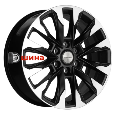 Khomen Wheels KHW2010 (LC 300 Tuning) 8x20/6x139,7 ET35 D95,10 Black-FP matt