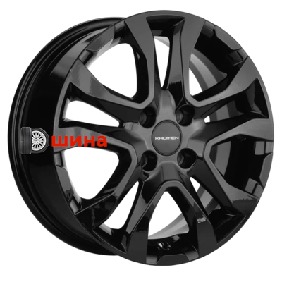 Khomen Wheels KHW1503 (Vesta) 6x15/4x100 ET50 D60,1 Black