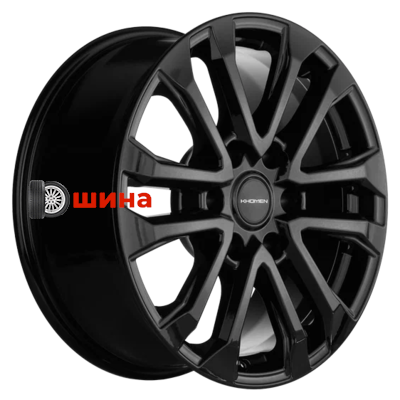 Khomen Wheels KHW1805 (LC Prado) 7,5x18/6x139,7 ET25 D106,1 Black