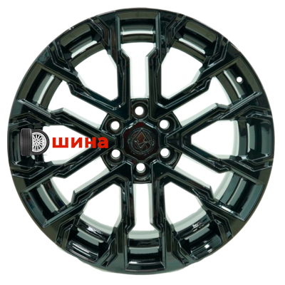 Khomen Wheels AZIMUT 2205 (EscaladeTahoe) 9x22/6x139,7 ET28 D78,1 Black matt