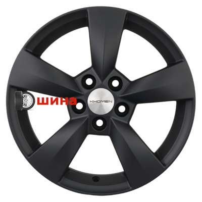 Khomen Wheels KHW1504 (Fabia) 6x15/5x100 ET43 D57,1 Black matt
