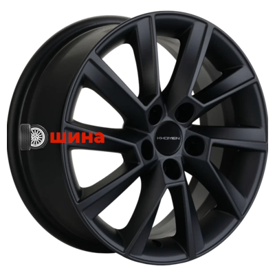 Khomen Wheels KHW1507 (Rapid/Fabia) 6x15/5x100 ET38 D57,1 Black matt
