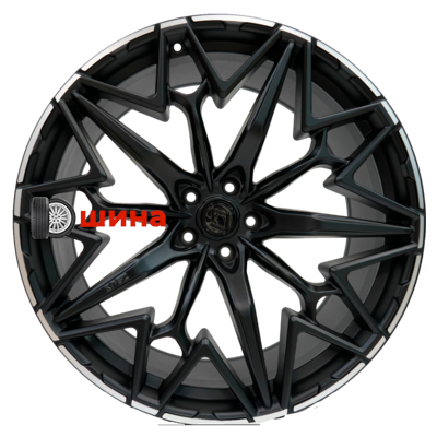 Khomen Wheels ZEUS 2202 (X5/X6/X7/Cullinan) 10x22/5x112 ET30 D66,6 Black matt MR