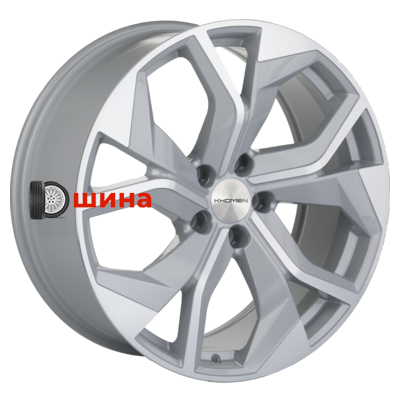 Khomen Wheels KHW2006 (Q8) 8,5x20/5x112 ET20 D66,5 Brilliant Silver-FP