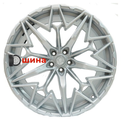 Khomen Wheels ZEUS 2202 10x22/5x112 ET20 D66,6 Brilliant Silver