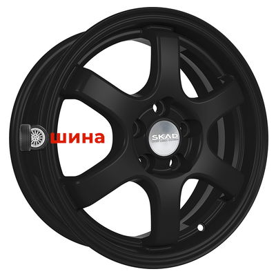 Скад Киото 6x15/4x100 ET48 D54,1 Черный бархат