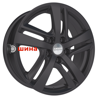 Скад Сеул 6,5x17/5x114,3 ET48 D67,1 Черный бархат