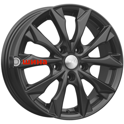 Скад Нагоя 6x16/4x100 ET45 D60,1 Черный бархат