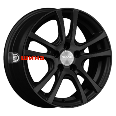 Скад Дели 6x15/4x100 ET40 D60,1 Черный бархат