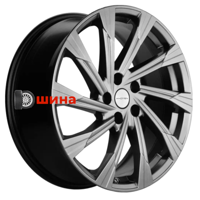 Khomen Wheels KHW1901 (Outlander) 7,5x19/5x114,3 ET38 D67,1 Dark Chrome