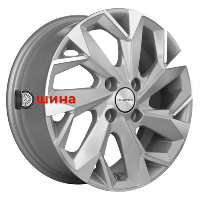 Khomen Wheels KHW1508 (XRay) 6x15/4x100 ET40 D60,1 F-Silver-FP
