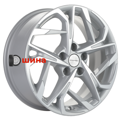 Khomen Wheels KHW1716 (Audi A4) 7x17/5x112 ET49 D66,6 F-Silver-FP
