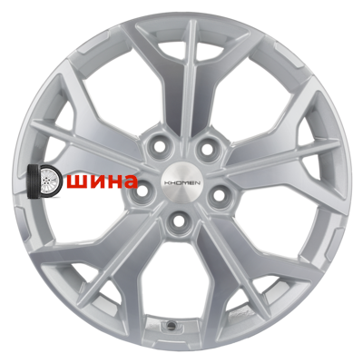 Khomen Wheels KHW1715 (Tiguan) 7x17/5x112 ET40 D57,1 F-Silver-FP