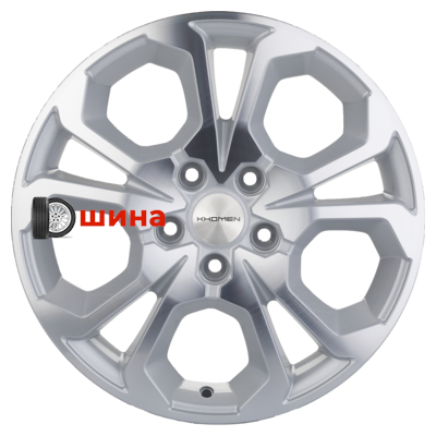 Khomen Wheels KHW1711 (Arkana/Kaptur) 6,5x17/5x114,3 ET50 D66,1 F-Silver-FP
