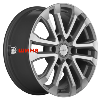 Khomen Wheels KHW1805 (Fortuner/Hilux) 7,5x18/6x139,7 ET30 D106,1 F-Silver-FP