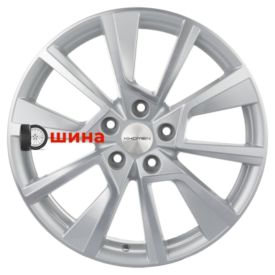 Khomen Wheels KHW1802 (Kodiaq) 7x18/5x112 ET43 D57,1 F-Silver-FP
