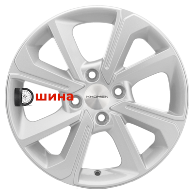 Khomen Wheels KHW1501 (Rio I) 6x15/4x100 ET48 D54,1 F-Silver