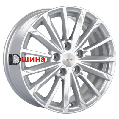 Khomen Wheels KHW1611 (Ceed/Cerato/i30) 6,5x16/5x114,3 ET50 D67,1 F-Silver
