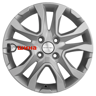 Khomen Wheels KHW1503 (Vesta) 6x15/4x100 ET50 D60,1 F-Silver